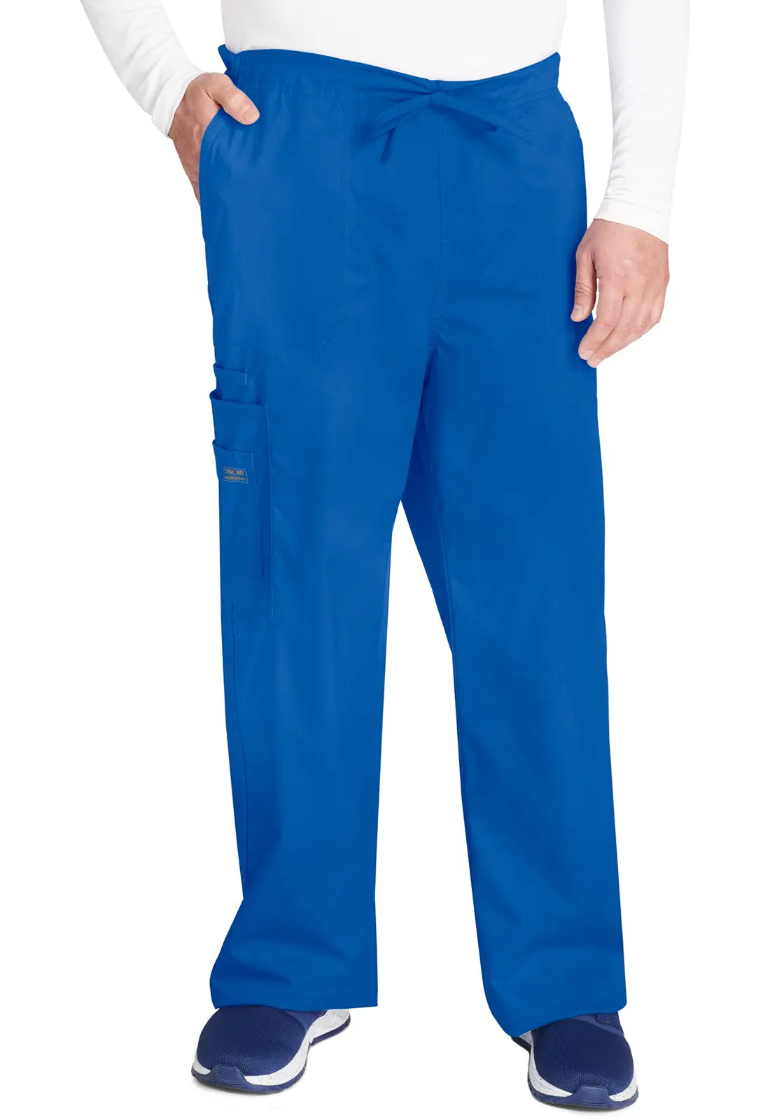 Cherokee Unisex 5-Pocket Drawstring Cargo Pant - Royal Blue