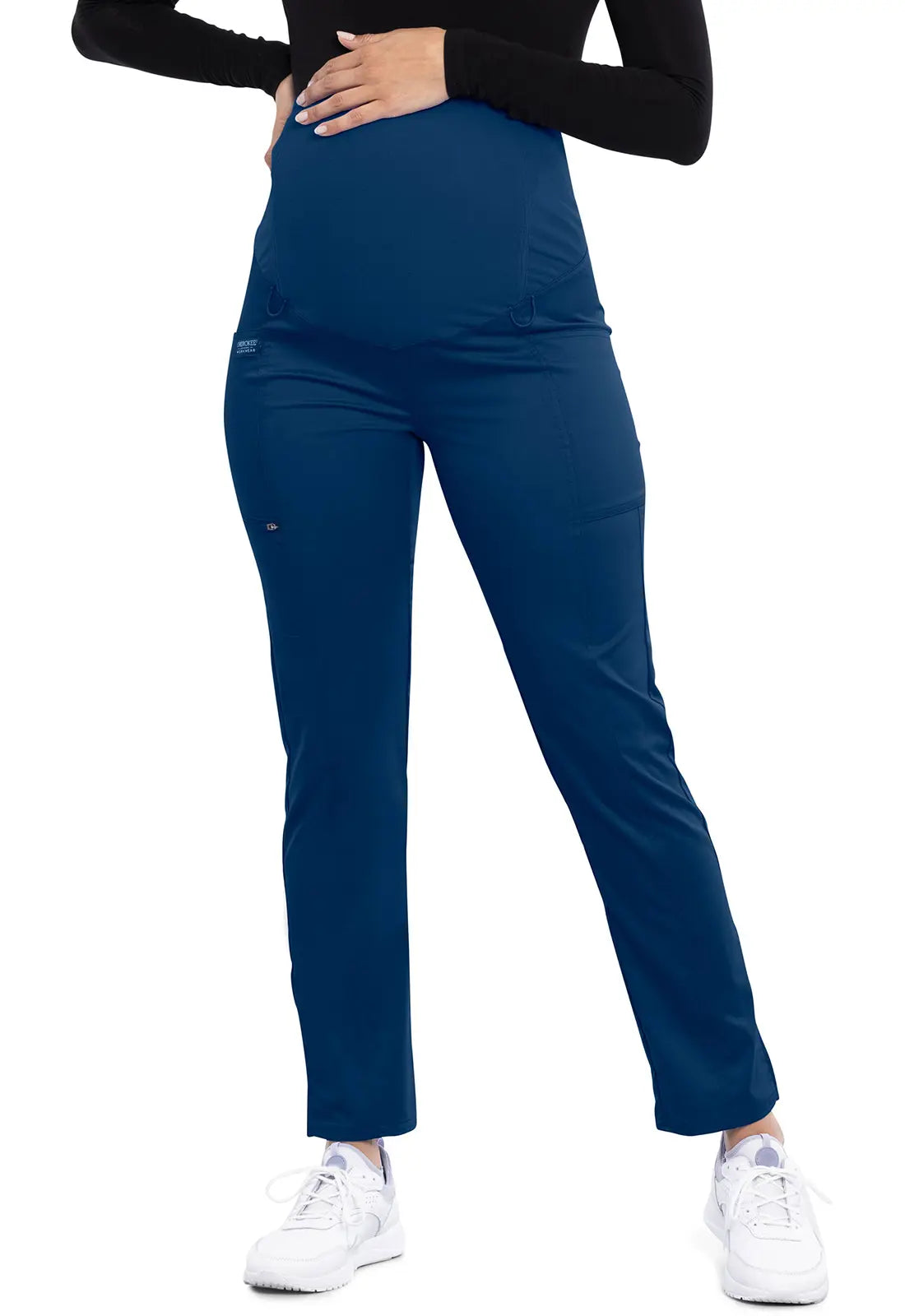 Cherokee Maternity Straight Leg Pant - Navy