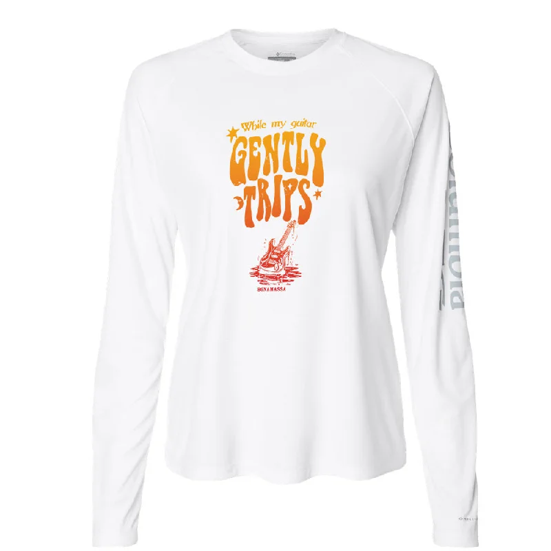 Gently Trips Columbia Tidal Long Sleeve T-Shirt (Women) - Gold/Red