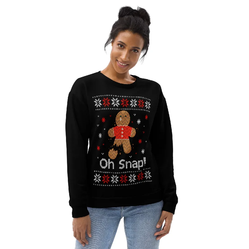 Oh Snap Ugly Christmas Unisex Sweatshirt