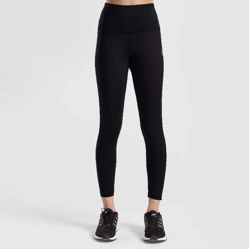 Cross Over Leggings (Black-Grey)