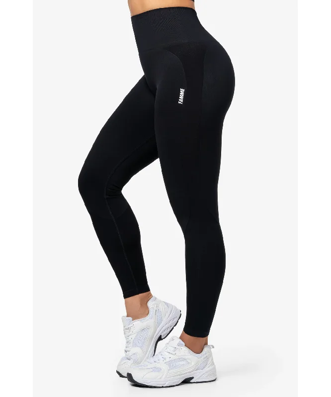 Famme Elevate Wave V3 Seamless Leggings Black