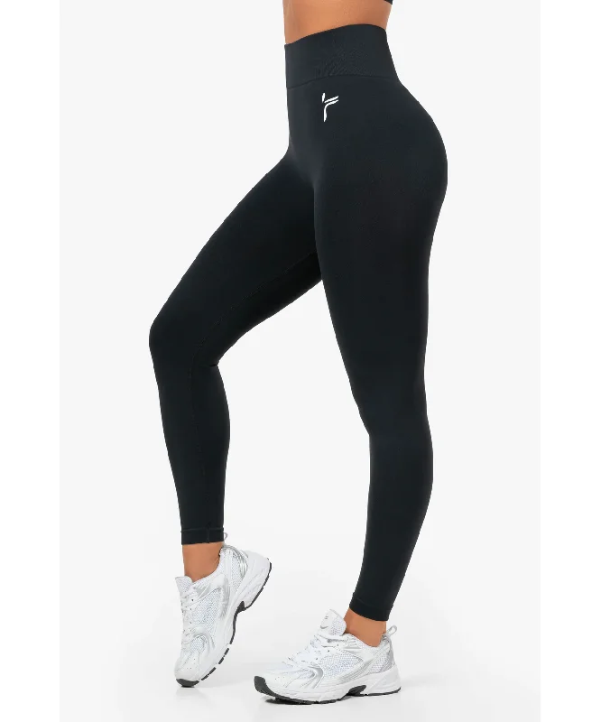 Famme Lunge Seamless Leggings Black