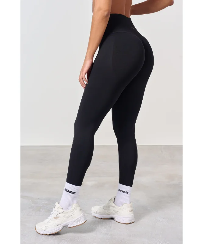 Famme Refine Scrunch Leggings Black