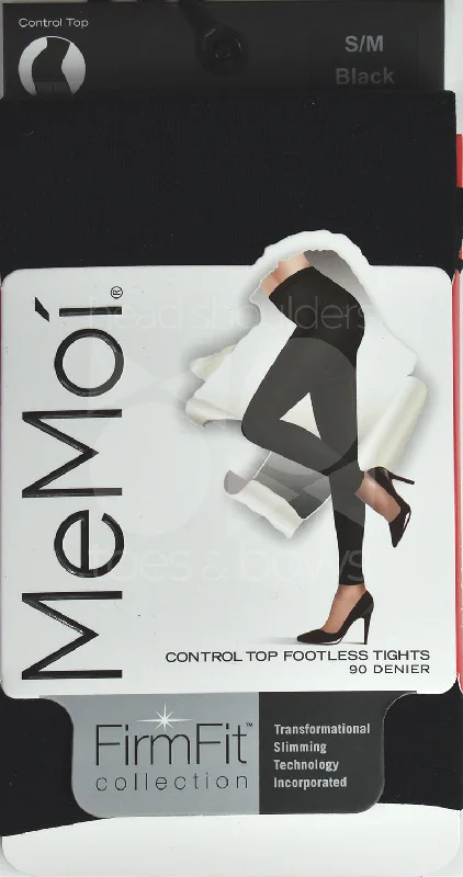 Memoi Firm n Fit 90 Denier Footless Tights MO-893