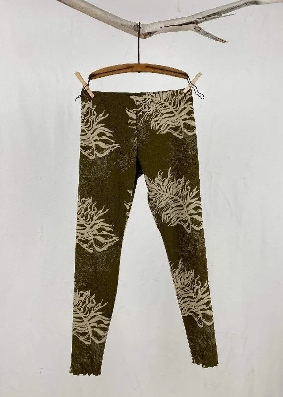 Military Folhagem Legging