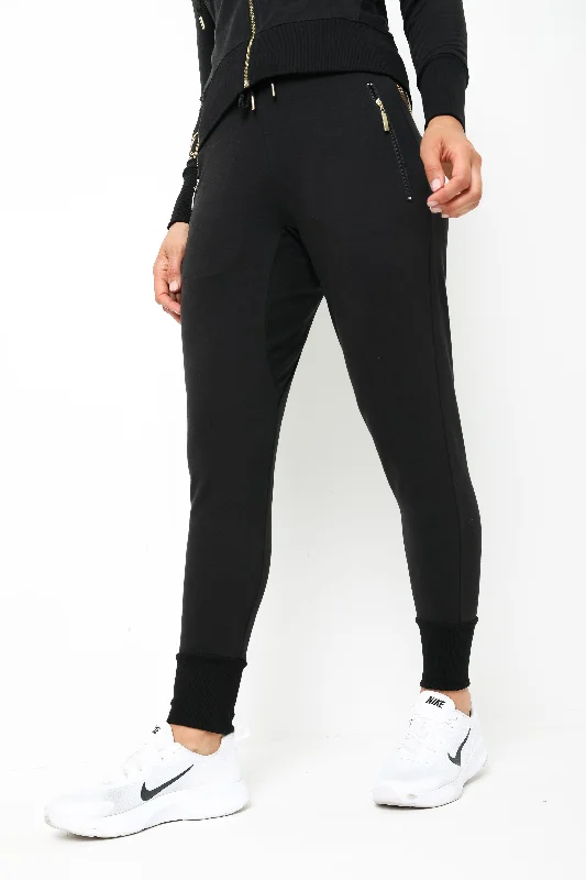 Womens - Essential Tracksuit Bottoms - Black