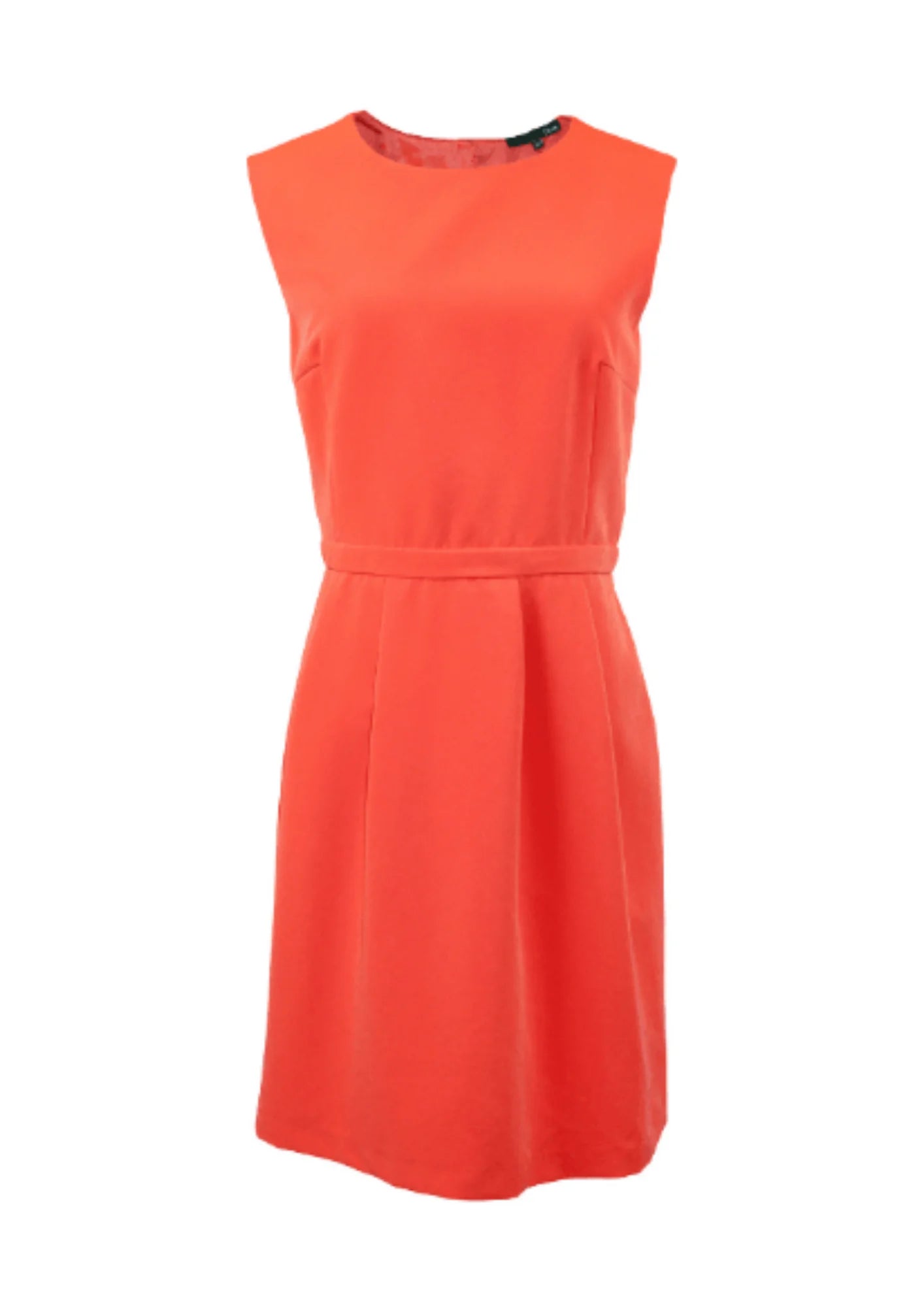 CORAL SHORT FLARED DRESS