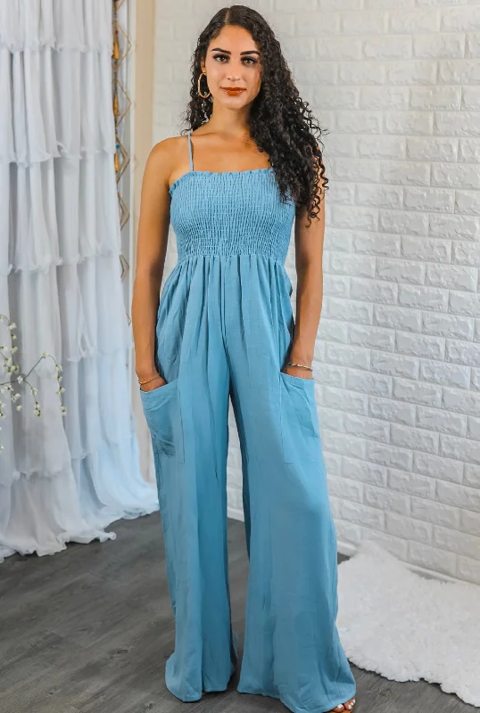 Angela Jumpsuit with Adjustable Straps by SURELYMINE