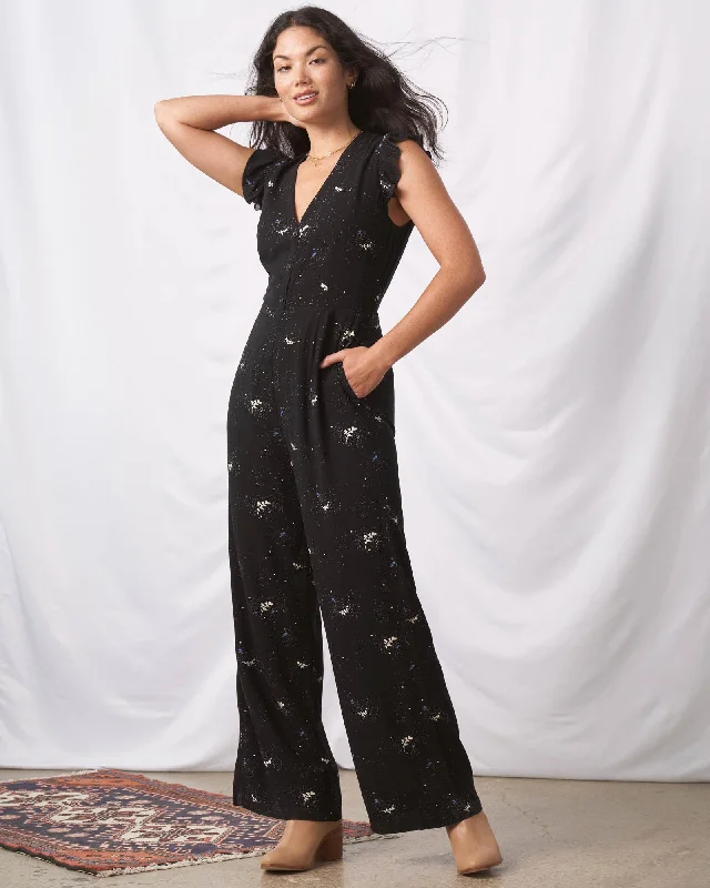 Ruffle Sleeve Jumpsuit by United By Blue